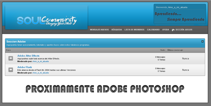 Soul Community. Nuevo foro de la comu Soul Community. Nuevo foro de la comu