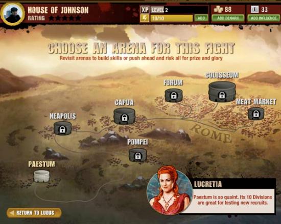 Spartacus Juego de Gladiadores en Facebook Spartacus Juego de Gladiadores en Facebook