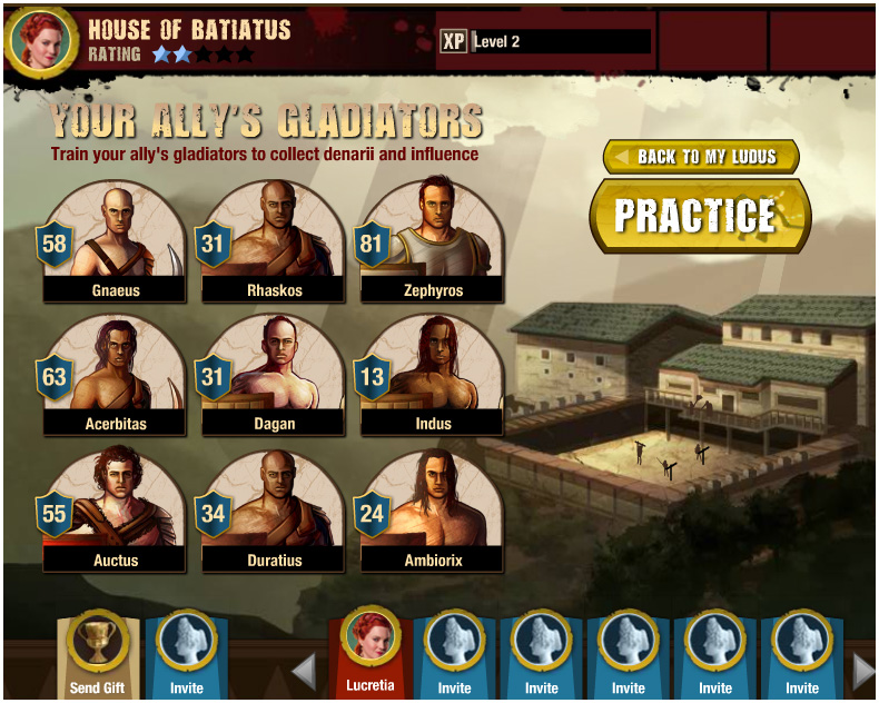 Spartacus Juego de Gladiadores en Facebook Spartacus Juego de Gladiadores en Facebook